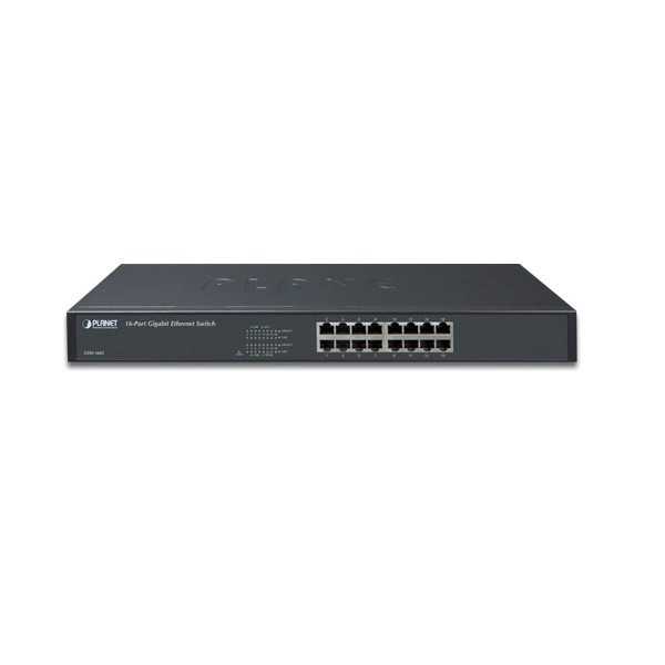 Switch Plug & Play Gigabit Ethernet 16 ports, Planet GSW 1601