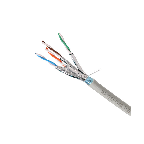 Cable RJ45 CAT.6A F/FTP LSZH Dca gris 1m MCC6AFFTP4PL-001