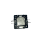 Module prise 2P+T avec plaque de fixation alu 45x45 pour boîte encastrée