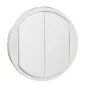 Legrand Céliane - Interrupteur double va et vient complet blanc Legrand Céliane - Interrupteur double va et vient complet blanc