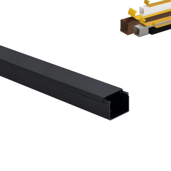 Moulure électrique adhésive 25x20 – Longueur 1 mètre – Blanc, Noir, Gris, Marron effet Bois Moulure électrique adhésive 25x20 – Longueur 1 mètre – Blanc, Noir, Gris, Marron effet Bois
