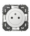 Legrand Dooxie - Prise 2P+T affleurante blanc