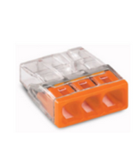 Borne de connexion rapide automatique, transparent, 0.5-2.5mm²