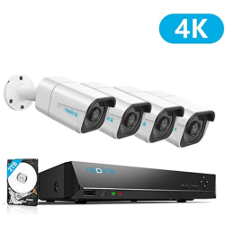 Kit Vidéosurveillance RLK8-810B4-A Ultra HD 4K