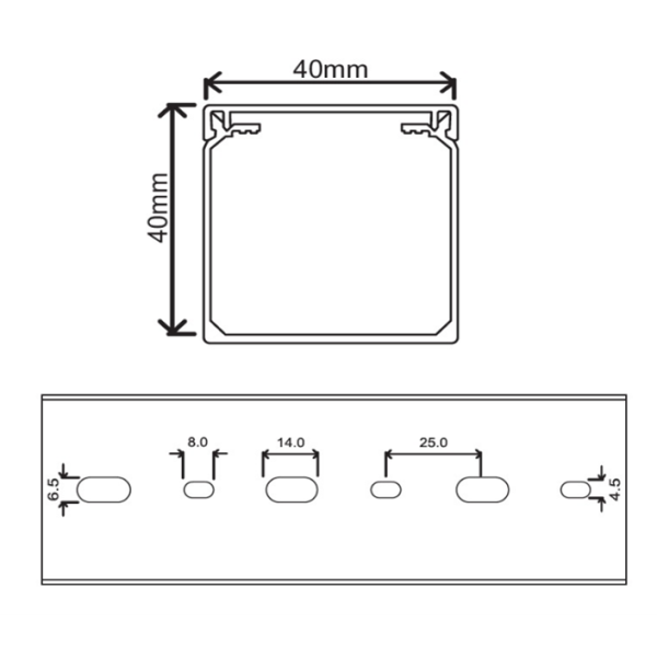 Unitec 46665 Goulotte Canal PVC 60x110 Mm - Longueur 2 M, Blanc - Installation Électrique Propre