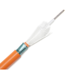 Câble fibre optique monomode OS2 6FO Anti-feu CR1C1 armé