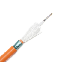 Câble fibre optique monomode OS2 6FO Anti-feu CR1C1 armé
