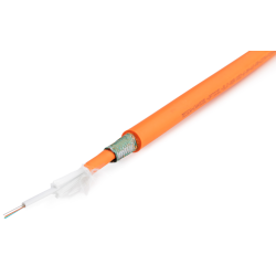 Câble fibre optique monomode OS2 6FO Anti-feu CR1C1 armé