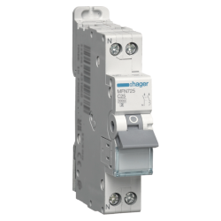 Hager - Disjoncteur 1P+N 3kA C-25A 1 Module