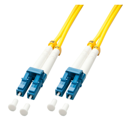 Jarretière monomode duplex 2mm G657A2 LC/UPC-LC/UPC 2m jaune