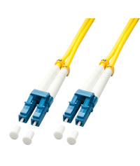 Jarretière monomode duplex 2mm G657A2 LC/UPC-LC/UPC 2m jaune