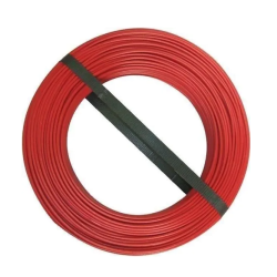 Fil électrique rigide 1,5mm² HO7VU 100m Rouge