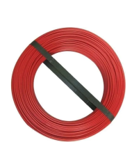 Fil électrique rigide 1,5mm² HO7VU 100m Rouge