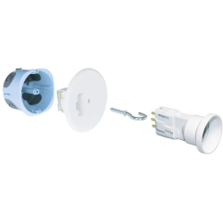 Kit applique DCL Xl Air'métic - avec douille E27 - P. 50 mm - Ø 67 mm - Eur'Ohm
