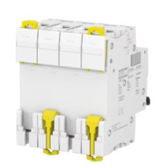 Disjoncteur modulaire tétrapolaire Schneider ic60n 6A courbe C