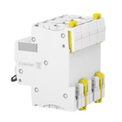 Disjoncteur modulaire tétrapolaire Schneider ic60n 6A courbe C