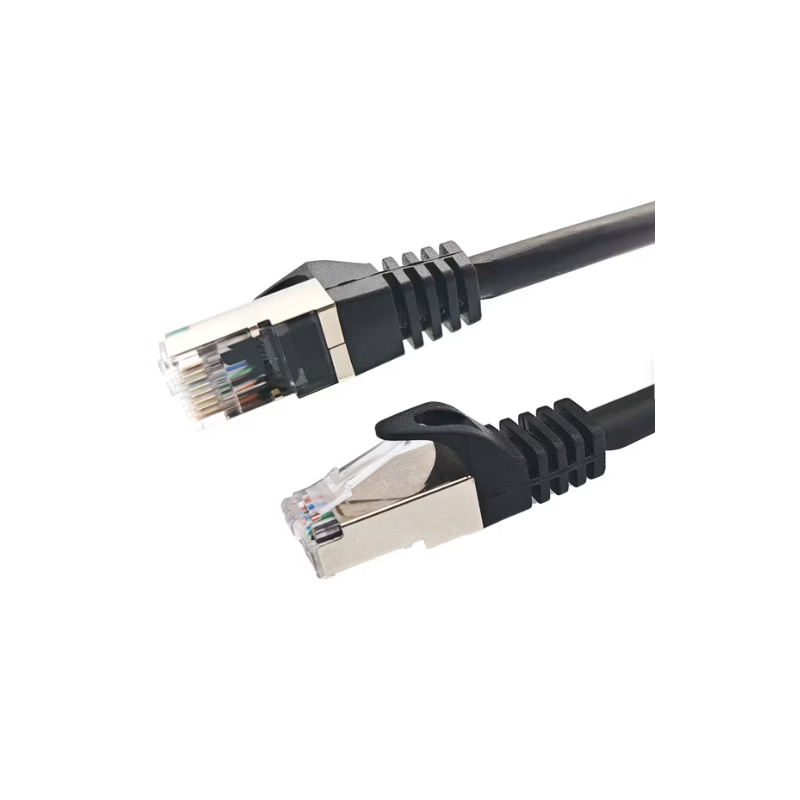Cordon RJ45 CAT 7 S/FTP LSZH noir 1m