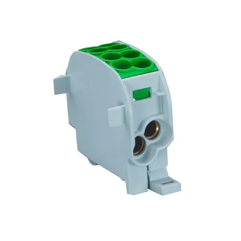 Bloc de Distribution 25mm² 2 Entrées / 2 Sorties  Vert
