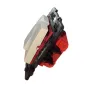 Module interrupteur double avec plaque de fixation alu 45x45 pour boîte encastré Module interrupteur double avec plaque de fixation alu 45x45 pour boîte encastré