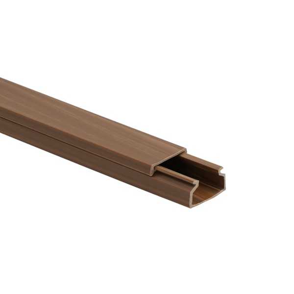 Moulure marron électrique 20x10 Moulure marron électrique 20x10