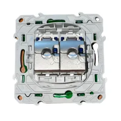SCHNEIDER Odace Double Prise RJ45 CAT.6 STP Grade 3