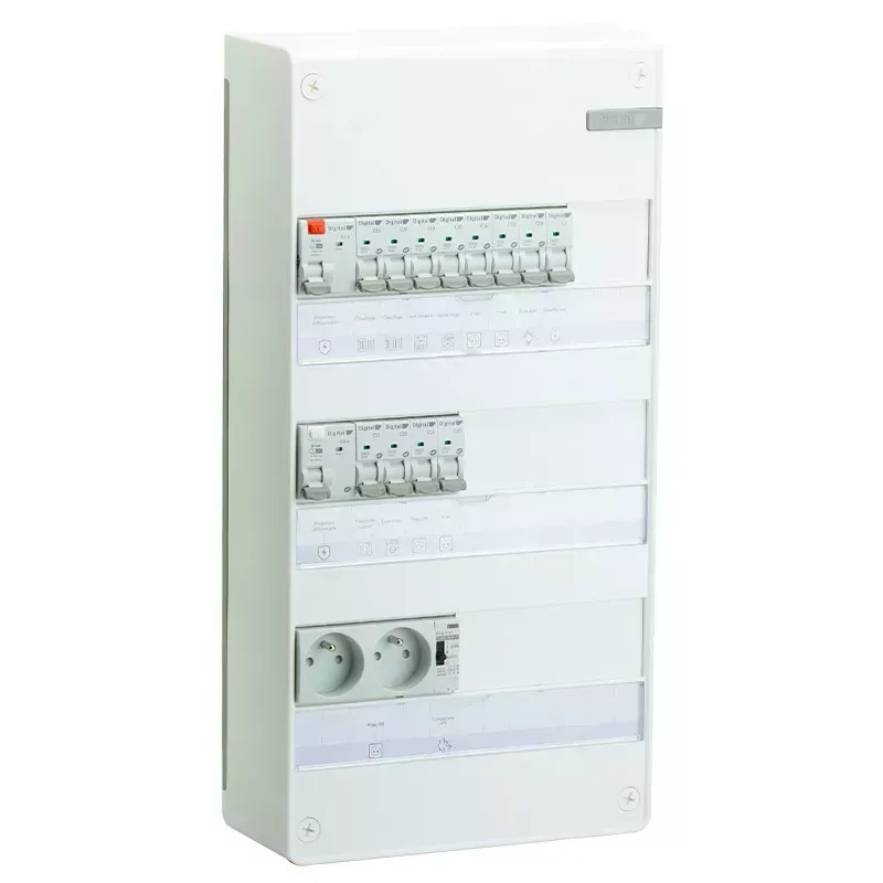 Tableau monté-câblé 3 rangées, T1-T2/T3 avec chauffage Tableau monté-câblé 3 rangées, T1-T2/T3 avec chauffage