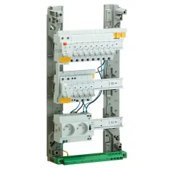 Tableau monté-câblé 3 rangées, T1-T2/T3 avec chauffage -  DE31624 - Elecie Store