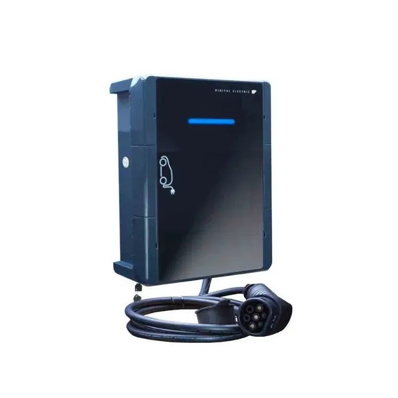 Borne de recharge Voiture Électrique 3.6 - 7.4 Kw connectée en Wifi avec câble de 4m