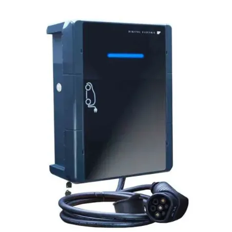 Borne de recharge Voiture Électrique 3.6 - 7.4 Kw connectée en Wifi avec câble de 4m