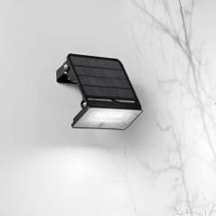 Projecteur détecteur de mouvement LED NASA à panneau solaire en PC