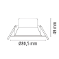 Spot encastré GLOW IP65 RE2020 CCT