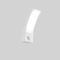 Applique d’extérieur SAIL blanche en aluminium avec détecteur de mouvement LED