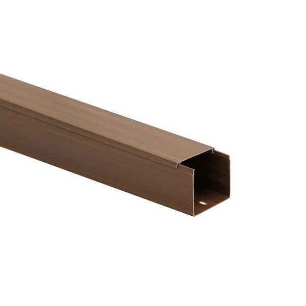 Goulotte marron électrique 30x30