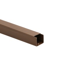 Goulotte marron électrique 30x30