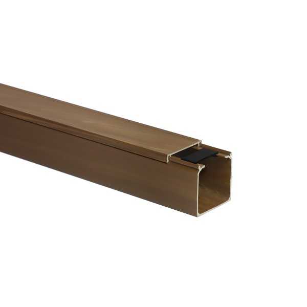 Goulotte marron électrique 40x40
