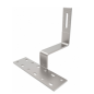 Crochet de fixation inox noir pour toiture avec tuiles vertical